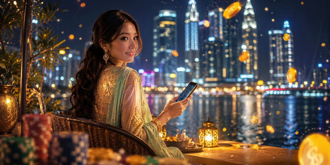 Pengguna Malaysia membuat deposit bonus Hari Raya untuk taruhan sukan di ezspin4